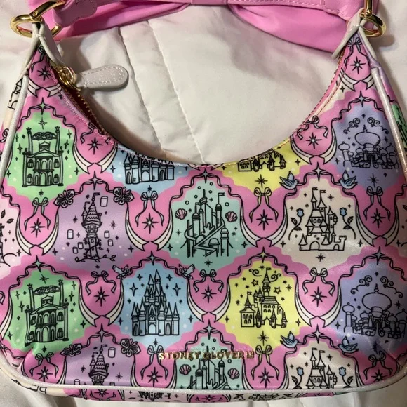 NWOT SCL Pink Bow Princess Crossbody - Picture 3 of 11